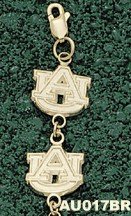 Auburn University Au 3/8 7.5 Bracelet -Choose From 14K Gold 10K Gold or Stainless Steel