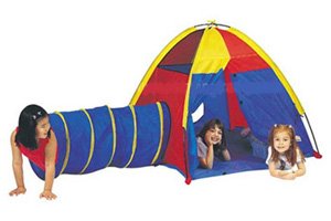 Childrens Toyshop  Toys : Kids Play Tent and Tunnel with Carrying Bag