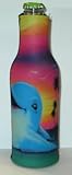 Happy Dolphin Print Neoprene Zippered Bottle Suit Cooler