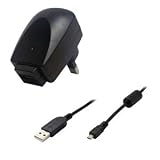Mains UK Wall Plug Charger with Power Lead USB Cable for Nikon Coolpix S Series Digital Cameras Electronics