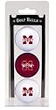 Mississippi State Bulldogs Team Logo Three Golf Ball Pack - Golf