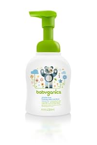 BabyGanics Alcohol Free Foaming Hand Sanitizer, Fragrance Free, 250ml (8.45-Ounce) Bottles (Pack of 2), Packaging May Vary