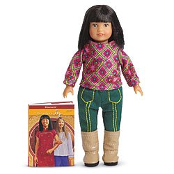 American Girl Ivy Mini 6 in Doll and Mini Book