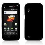 For Boost Mobil ZTE Warp Accessory - Black Skin Soft Case Protector Cover + Free Lfstyluspen