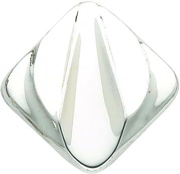 14K White Gold Omega Clip On Earrings Jewelry New |E
