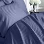 Egyptian Linens 1000-Thread-Count Egyptian Cotton 4pc 1000TC Bed Sheet Set, California King, Navy Damask Stripe 1000 TC