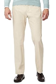 Collezione Cotton Rich Adjustable Regular Fit Waist Chinos with Silk