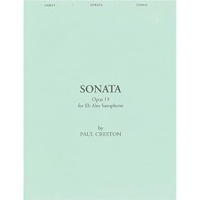 Sonata, Op. 19 - Alto Saxophone Songbook