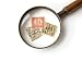 Wallmonkeys Peel and Stick Wall Decals - Us Postage Stamps and Magnifying Glass - Removable Graphic