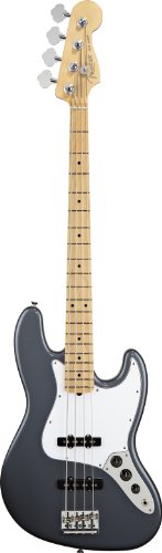 Fender American Standard Jazz Bass®, Charcoal Frost Metallic, Maple Fretboard