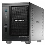 Netgear RND2110-100ISS Readynas Duo NAS-System mit Festplatten 1x1TB (2-Bay, SATA, Ethernet) schwarz