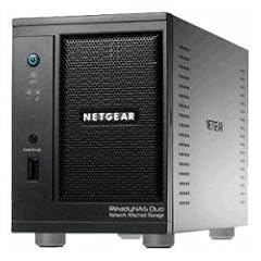 Netgear RND2110-100ISS Readynas Duo NAS-System mit Festplatten 1x1TB (2-Bay, SATA, Ethernet) schwarz