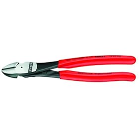 Knipex 7401200SBA 8-Inch High Leverage Diagonal Cutters by KNIPEX Tools