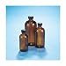 Kimble Chase BOTTLE,BR,AMB,8OZ,PHEN,PTFEAmber Glass Boston Round Bottles, Convenience Packs (Caps Attached) - KMBL