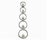 Journey 0.25ct Diamond Drop Pendant