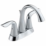 Delta 2538 Lahara Double-Handle Lavatory Faucet, Chrome