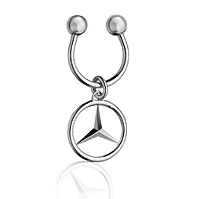 Mercedes Benz Silver Star Key Chain