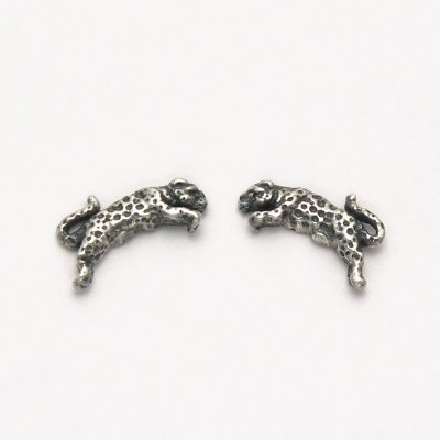 Small Jumping Jaguar Earrings