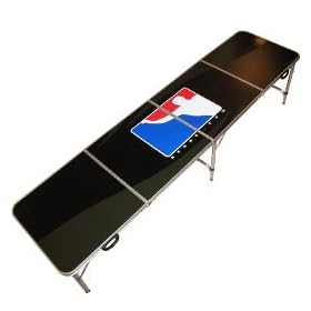 BPONG 8-Foot, Portable Beer Pong Table - Black
