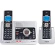 V-Tech LS6125-2 DECT 6.0 Two Handset Cordless Answering System with Caller ID (Silver/Black)