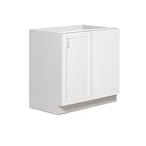 shaker kitchen furniture-Kitchen Kits Shaker Double Door Base Cabinet - 36