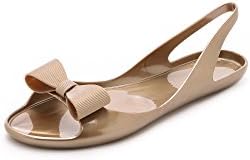 Kate Spade New York Women's Odessa Jelly Sandals, Gold, 6 B(M) US
