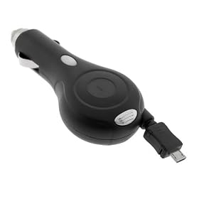 Motorola RAZR VE20 Vegas Retractable Cell Phone Car Charger