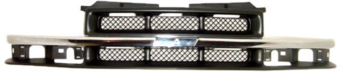 OE Replacement Chevrolet S10 Pickup/S10 Blazer Grille Assembly (Partslink Number GM1200419)