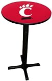 Cincinnati Bearcats Pub Table with Black Commercial Base