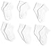 Jefferies Socks, Llc Unisex-baby Newborn 6 Pack Seamless Sport Half Cushion Quarter Socks