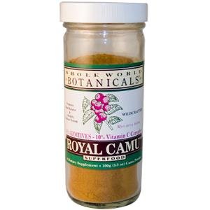 Whole World Botanicals, Royal Camu Superfood Powder, 3.5 oz (100 g)