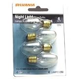 Clear Night Light Bulb, 7 Watt