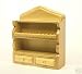 Dollhouse Miniature Kitchen Wall Shelf in Oak