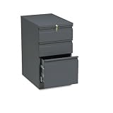 HON 33723RS 22-7/8-Inch Efficiencies Mobile Pedestal File with 1 File and 2 Box Drawers, Charcoal
