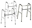 Aluminum Walkers - One-Button Walker Junior - 2 each