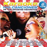 Karaoke Karaoke 100 Canciones De Tus Artistas Favoritos 6CDs (CDG)