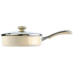 Meyer Select Advantage Non-stick Covered Saute Pan, Almond, 24 cm