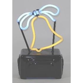 Neon Christmas Bell Lamp by LampStoreOriginals