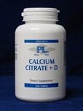 Calcium Citrate +D by Progressive Labs (120 Capsules)