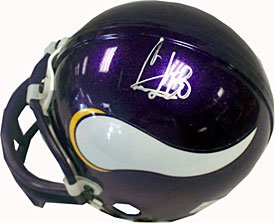 Cris Carter Autographed / Signed Minnesota Vikings Mini Helmet