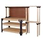 2x4basics 14429 Workbench and Shelving Storage System with Hooks and Clamps