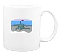 Mug with dinosaur, plesiosaur, prehistoric, animal