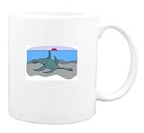 Mug with dinosaur, plesiosaur, prehistoric, animal