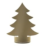 Tischschmuck Tannenbaum: DIN A6-Karten mit Metallfolie beschichtet, Figur vorgestanzt, Verpackungseinheit 10 Karten mit 10 Figurenvon "Robert Hoffmann-Lohse"