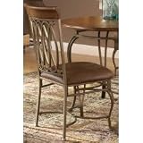 Hillsdale Montello Dining Chairs, Set of 2 with Brown Faux Leather, Old Steel Finish 31oETBmcmYL. SL160 Hillsdale Montello Dining Chairs, Set of 2 with Brown Faux Leather, Old Steel Finish