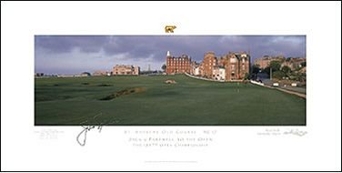 05' JACK NICKLAUS Open Farewell Commemorative Print 12 x 24