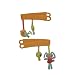 Lollipop Lane Pumpkin & Popsicle Toy Tie Backs
