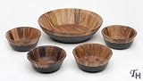 Noritake Kona Wood 5-Piece Salad Set
