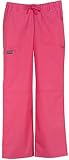 Cherokee 4020 Drawstring Cargo Scrub Pant Carnation Pink Large