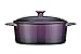 Premier Housewares OvenLove Stoneware Casserole Dish with Lid, 30.5 x 24.5 x 14 cm, Purple